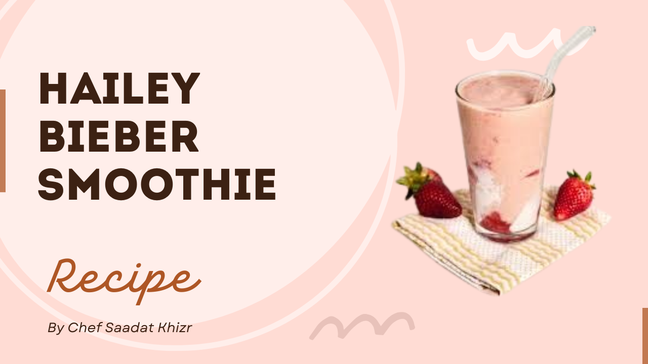 Hailey Bieber Smoothie Recipe