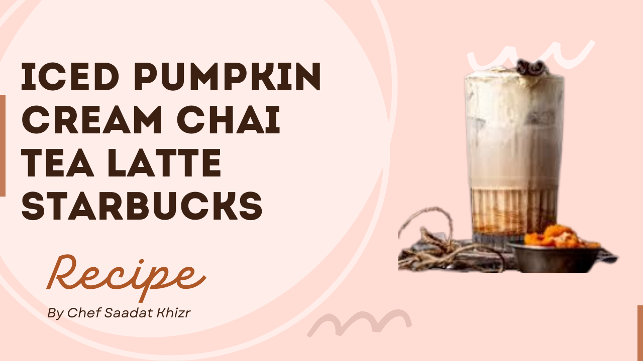 Iced Pumpkin Cream Chai Tea Latte Starbucks Recipe