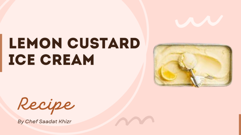 Lemon Custard Ice Cream Recipe