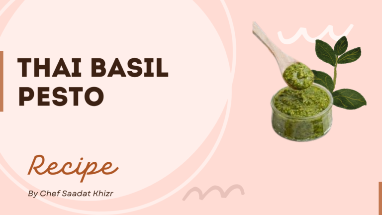 Thai Basil Pesto Recipe