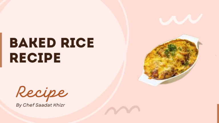 Baked Rice Recipe
