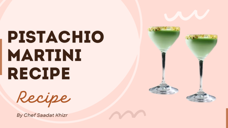 Pistachio Martini Recipe