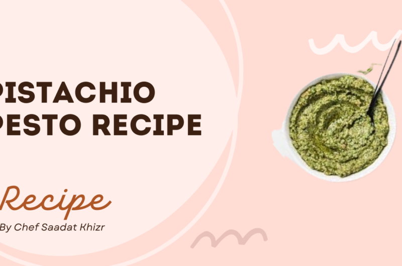 Pistachio Pesto Recipe