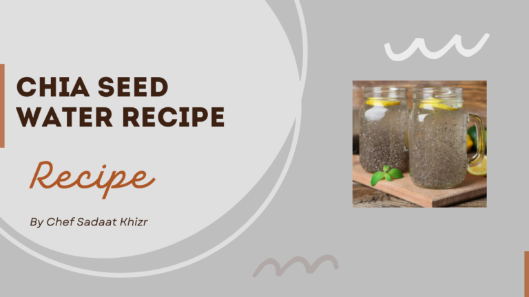 Chia Seed Water Recipe