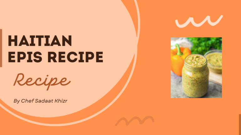 Haitian Epis Recipe