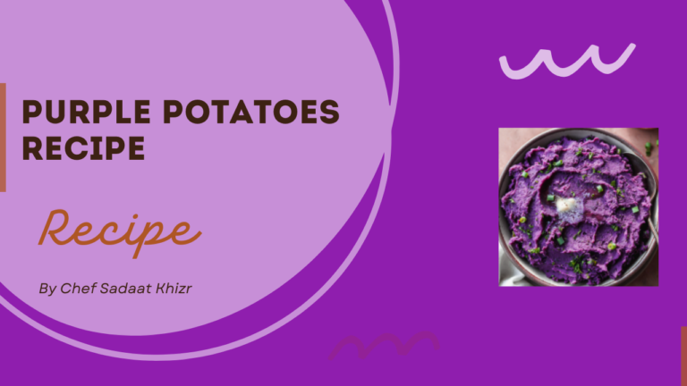 Purple Potatoes Recipe