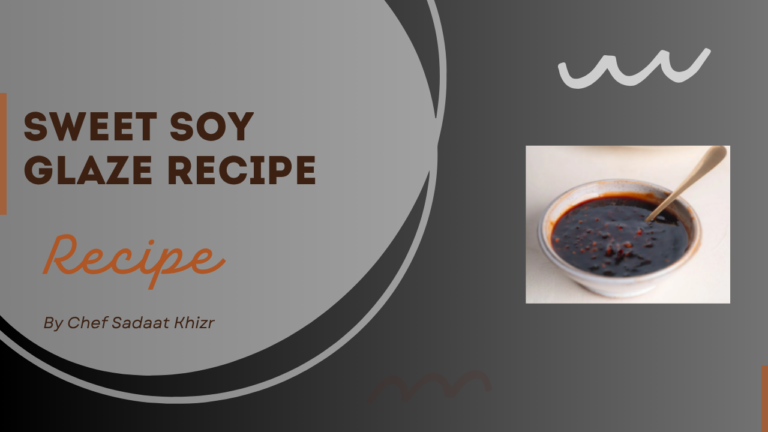 Sweet Soy Glaze Recipe