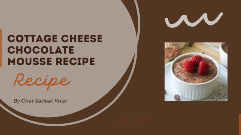 Cottage Cheese Chocolate Mousse Recipe