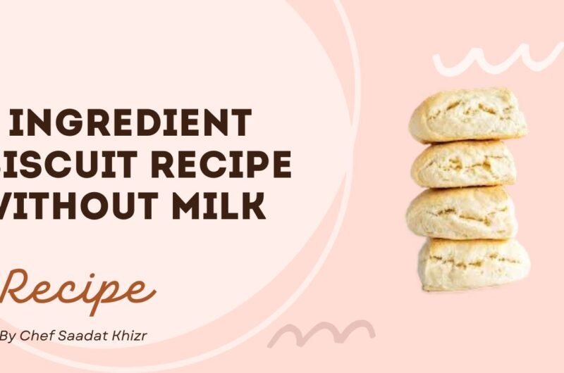 The "Emergency" 3-Ingredient Biscuit: No Milk, No Problem