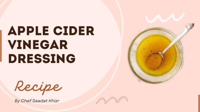 Apple Cider Vinger Dressing