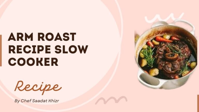 Arm roast recipe Slow cooker