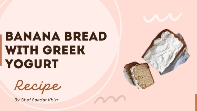 Banana Bread with Greek yogurt