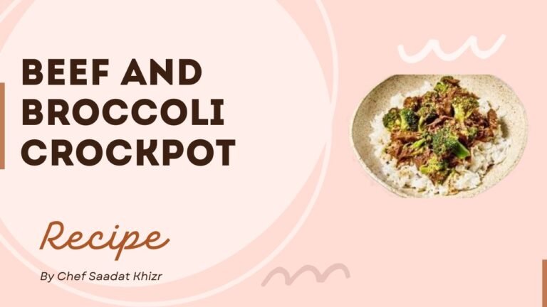 Beef and Broccoli Crockpot