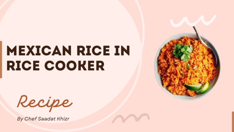 Mexican rice in rice cooker recipe