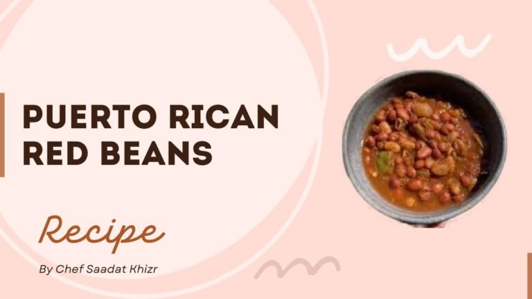Puerto rican Red beans