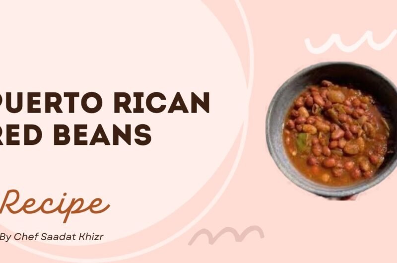 Puerto Rican red beans recipe