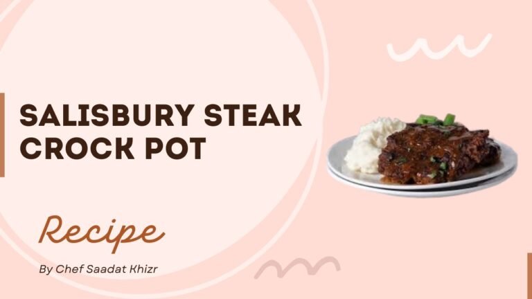 Salisbury steak Crock pot recipe