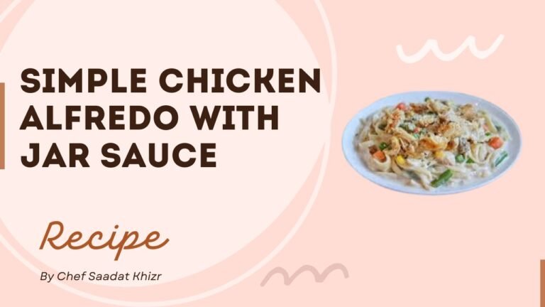 Simple Chicken Alfredo with Jar Sauce