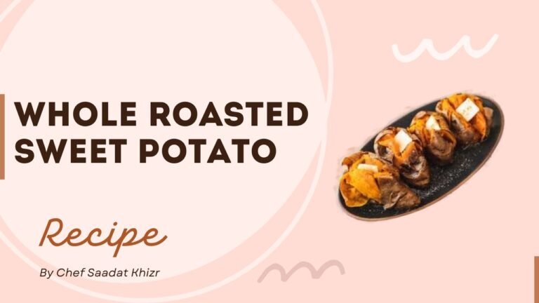 Whole Roasted Sweet Potato